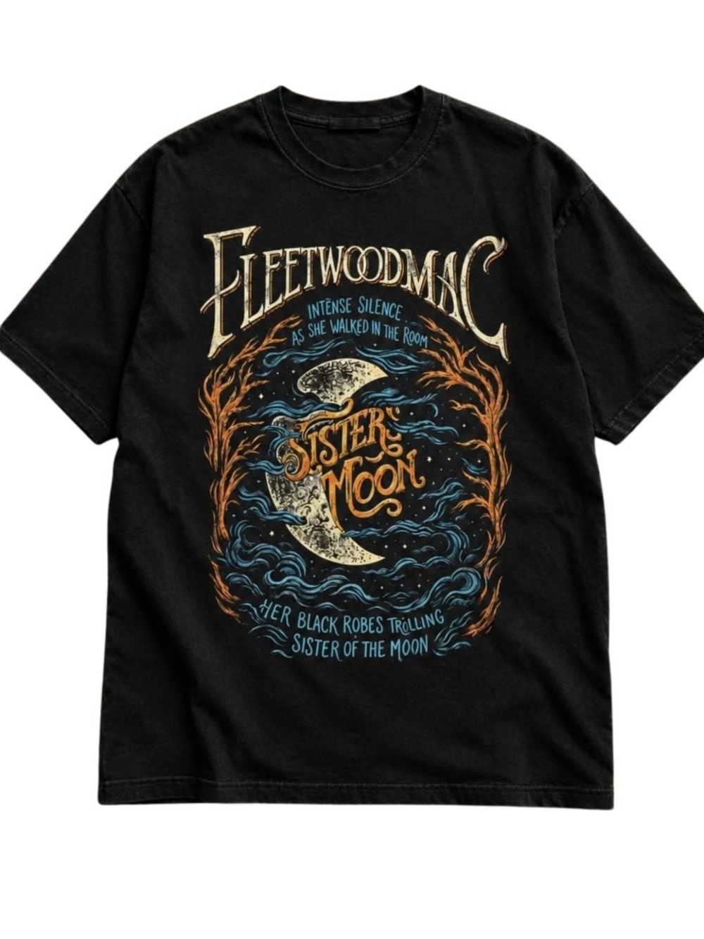 Black Sister Moon Fleetwood Mac Graphic Tee